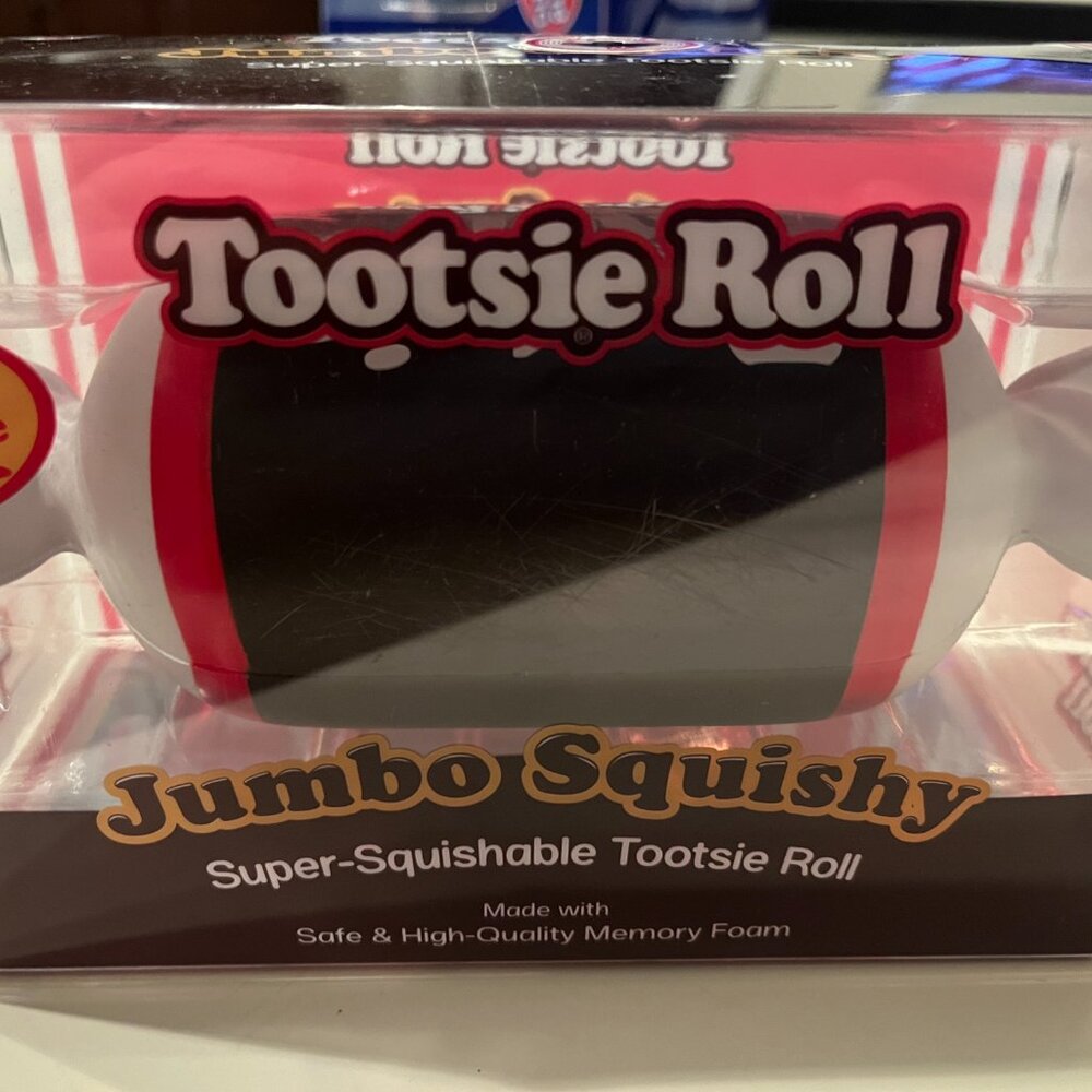 Tootsie Roll Jumbo Squishy!  (new‎ /  3X3X8 inches